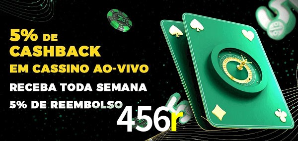 Promoções do cassino ao Vivo 456r